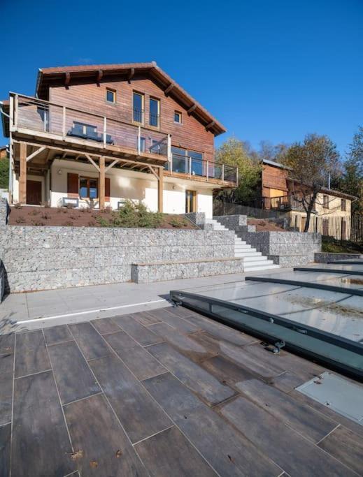 Le Cerf, Chalet Cocooning Avec Piscine Et Billard Ban-sur-Meurthe-Clefcy Exterior foto